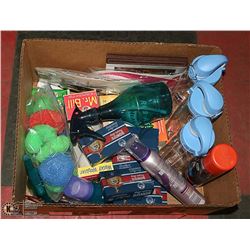 BOX OF NEW ITEMS INCL. RUB-A535 PROHEAT