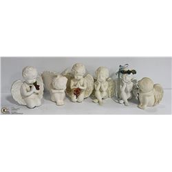 6 ANGEL FIGURINES