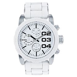 NEW DIESEL WHITE DIAL 3-CHRONO 40MM MSRP $375