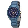 Image 1 : NEW ARMANI EXCHANGE 44MM BLUE ION PLATED MSRP $299