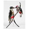 Image 1 : Swarovski Crystal WOODPECKERS BLACK DIAMOND