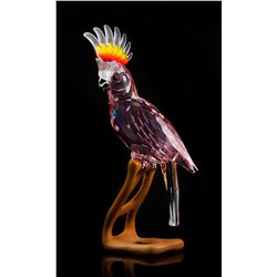 Swarovski Crystal Paradise RED COCKATOO Figurine