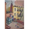 Image 1 : Manhattan Rooftops, Oil on Canvas, Early 20th