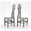 Image 2 : Dutch Silver 930 Miniature Pair of Chairs