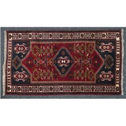 Hand Knotted Kazak Design Rug