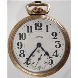 ILLINOIS BUNN SPECIAL Open Face Pocket Watch