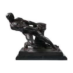 Henri Bargas French Bronze Art Deco Sculpture
