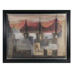 GLUCK, Queensboro Bridge, NYC, O/C