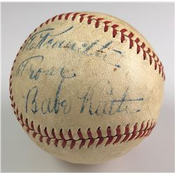 BABE RUTH Signed Baseball PSA/DNA