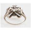 Image 5 : 14K White GOLD & DIAMOND Ring