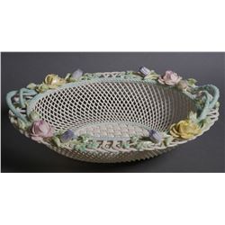 BELLEEK Masterpiece Collection Oval Basket