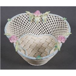 BELLEEK Masterpiece Collection Trefoil Basket