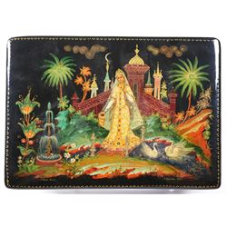 Ruslan & Ludmilla—Russian Lacquer Box—Signed—1975