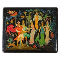 Sadko—Russian Lacquer Box—Signed—1976