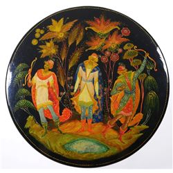 Frog Princess—Russian Lacquer Box—Signed—1975