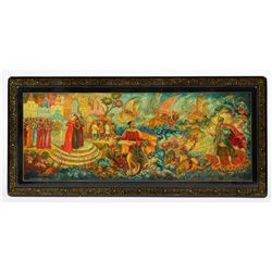 Sadko—Russian Lacquer Box—Signed—1979