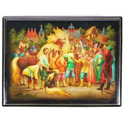 Enchanted Pony—Russian Lacquer Box—Signed—1977