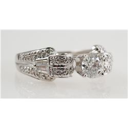 Lady's 14K White Gold & DIAMOND Ring