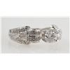 Image 1 : Lady's 14K White Gold & DIAMOND Ring