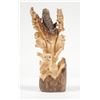 Image 1 : Carved Walrus Tusk OWLS on Tree, Inuit