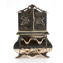 Dutch 835 Silver Miniature Cabinet Dresser