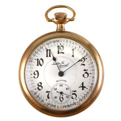 ILLINOIS Santa Fe Special Open Face Pocket Watch