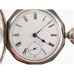 HOME Watch Co. Coin Silver Hunter Pocket Watch