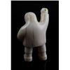 Image 3 : Ivory Carving Eskimo Hunter with Spear
