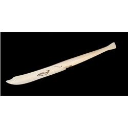 Alaskan Walrus IVORY Scrimshaw Letter Opener