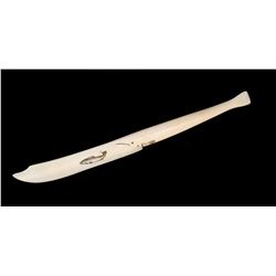 Alaskan Walrus IVORY Scrimshaw Letter Opener