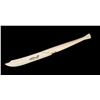 Image 1 : Alaskan Walrus IVORY Scrimshaw Letter Opener