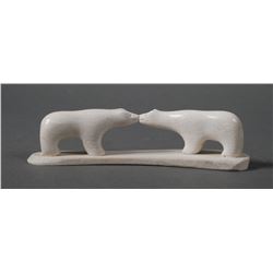 Inuit Eskimo Native American Polar Bear Sculpture