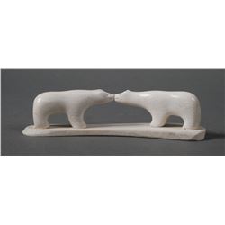 Inuit Eskimo Native American Polar Bear Sculpture