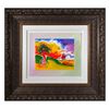 Image 2 : PETER MAX—Quiet Lake Embellished Serigraph—Signed