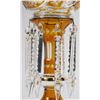 Image 3 : Pair Bohemian Cut to Clear Glass Lusters
