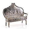 Image 1 : Miniature German Sterling Settee Bench