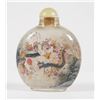 Image 1 : Signed Chinese Reverse Painted Glass Snuff Bottle