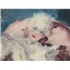 Image 3 : LOUIS ICART, Oil on Board, Woman with Cigarette