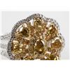 Image 2 : Fancy 14K White & Yellow Gold DIAMOND Ring