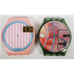 SWATCH WATCH, 2 Maxi Wall DAN KOMAR