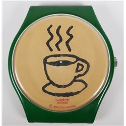 SWATCH WATCH, Coffee Maxi Wall DAN KOMAR