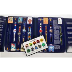 SWATCH WATCH Parts Display & Olympics Set