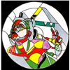 Image 1 : SWATCH KIKI PICASSO Stained Glass DAN KOMAR