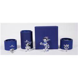 (4) Swarovski Crystal DISNEY Figurines