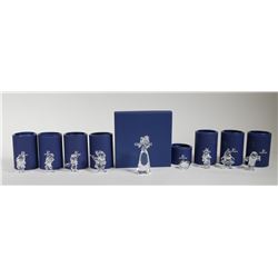 (9) Swarovski Crystal DISNEY SNOW WHITE Figurines