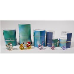 (5) Swarovski Rubber Ducky Figurines