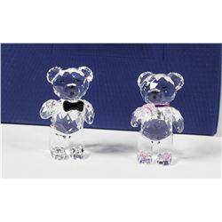 (4) Swarovski Crystal Teddy Bear Figurines