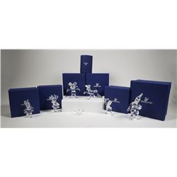 (7) Swarovski Crystal DISNEY Figurines