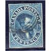 Image 1 : CANADA #7 VF-IMPERF *BLUE SHADE* 