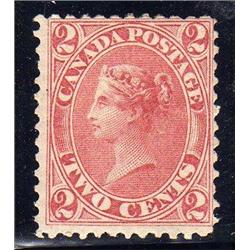 CANADA #20 MINT OG LH C$1500.00 (2c ROS